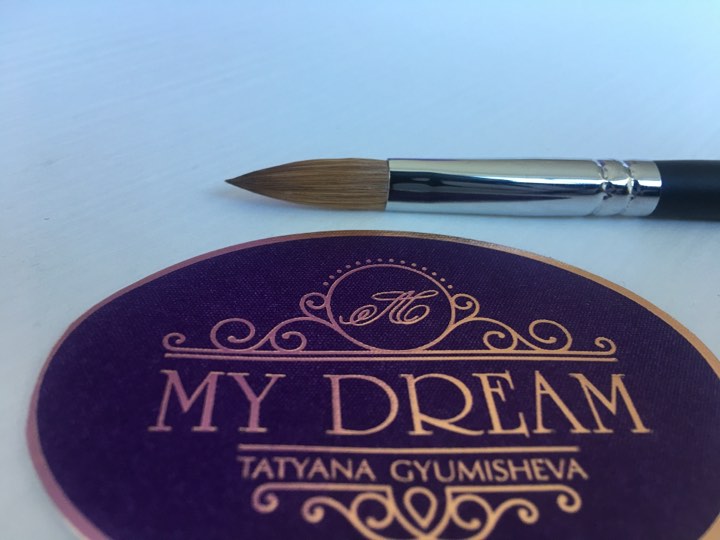 Четка за  акрил и акригел